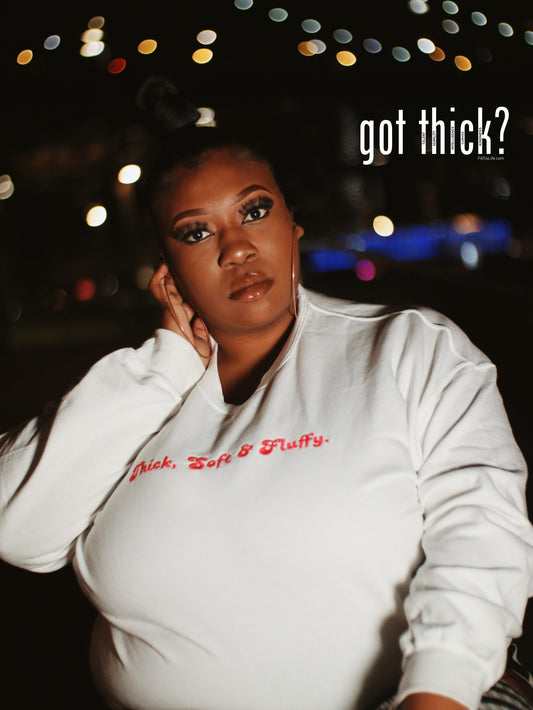 GT?  Thick Soft & Fluffy Embrodied Sweater