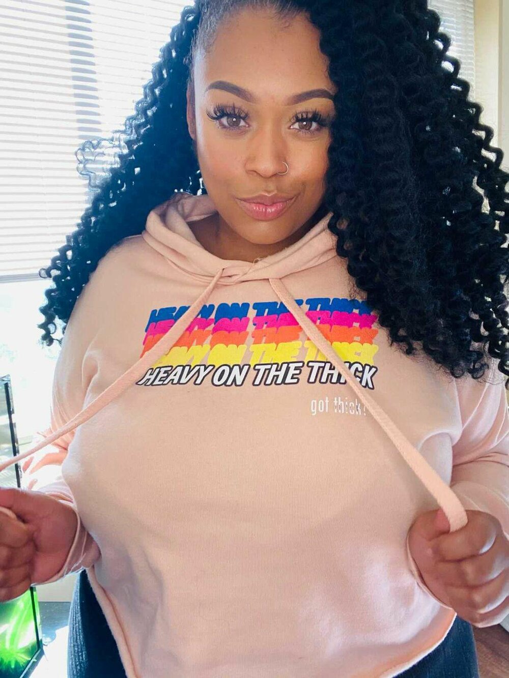 GT? Heavy On The Thick Crop Hoodie (3 Colors)