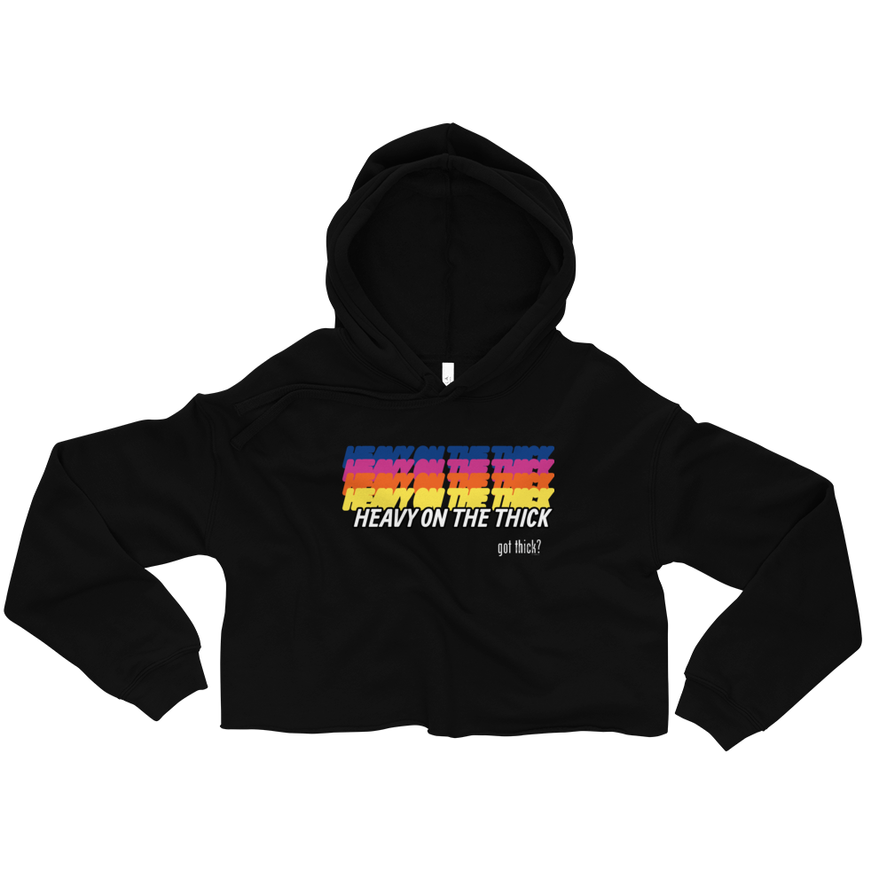 GT? Heavy On The Thick Crop Hoodie (3 Colors)