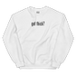 GT? Signature Sweatshirt w. Embroidery